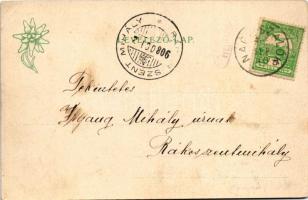 1908 Nagyszalók, Grossschlagendorf, Velky Slavkov (Tátra, Vysoké Tatry); Weszter szálloda. Feitzinge...