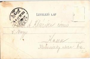 1905 Nagyszalánc, Nagy-Szaláncz, Szalánc, Salanc, Slanec (Kassa); Nagyszalánczi vár. Fogyasztási szö...