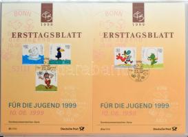 NSZK 1999-2002 kb 150 db Ersttagblat gyűrűs mappában