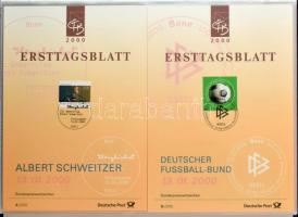 NSZK 1999-2002 kb 150 db Ersttagblat gyűrűs mappában