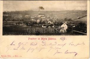 1900 Máriabeszterce, Máriabisztrica, Marija Bistrica; látkép. Klein V. kiadása / general view (EK)