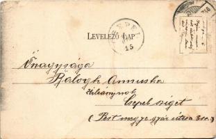 1912 Munkács, Mukacheve, Mukachevo, Mukacevo; Kaszárnyaköz utca. Bertsik Emil kiadása / street view ...