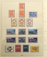 Európa motívum gyűjtemény 1956-1989 falcmentes Lindner albumban, zöld borítóval