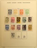 1913-1958 Gyenge gyűjtemény maradvány előnyomott Schaubek albumban + 1959-1964 albumlapok üresen
