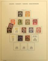 1913-1958 Gyenge gyűjtemény maradvány előnyomott Schaubek albumban + 1959-1964 albumlapok üresen