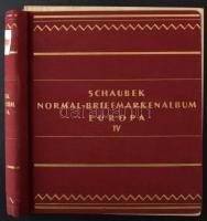Magyar többpéldányos készlet régi bélyegekből, főként Arató és Parlament kiadásokkal, 6 db nagyalakú...