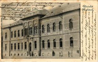 1902 Makó, M. kir. pénzügyi palota. Gaál László kiadása (fl)