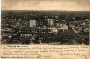 1904 Mezőtúr, látkép. Braun Juda kiadása (EB)