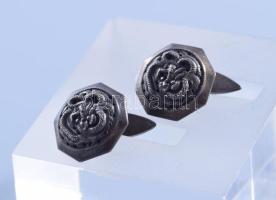 Vietnámi ezüst (Ag) mandzsetta pár, jelzett, nettó 6,7g