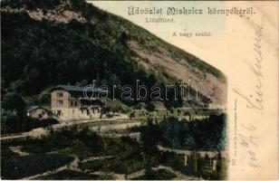 1900 Lillafüred (Miskolc), nagyszálló. Lövy József fia kiadása 767. (EK)