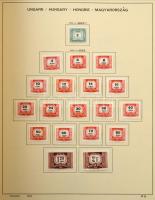 1945-1973 Magyar gyűjtemény, benne teljes sorok is + Schaubek használatlan előnyomott albumlapok a &...