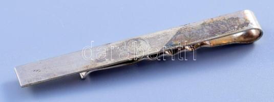 Ezüst (Ag) nyakkendőtű, jelzett, h: 6 cm, nettó 5,6g