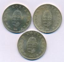 1993-1995-1996. 100Ft Cu-Ni-Zn (3xklf) T:AU,XF Adamo F12