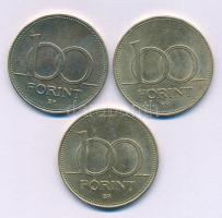 1993-1995-1996. 100Ft Cu-Ni-Zn (3xklf) T:AU,XF
Adamo F12