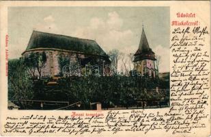 1900 Miskolc, Avasi templom. Gedeon András kiadása, kézzel színezett (EB)