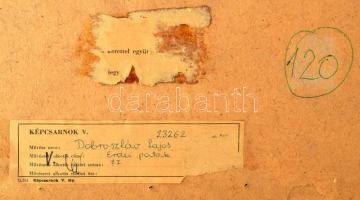 Dobroszláv Lajos (1902-1987): Erdei patak. Akvarell, papír, jelezve jobbra lent, üvegezett keretben,...