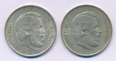 1947. 5Ft Ag "Kossuth" (2x) T:VF,F patina
Adamo F8.1