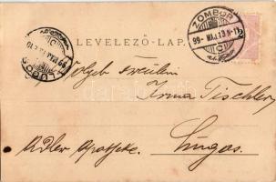 1899 Mohács, a mohácsi csatatér kápolnája. Weiser Miksa kiadása (fl)