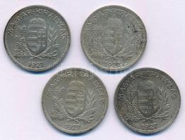 1927. 1P Ag (4db) T:XF,VF patina, kis ph
Adamo P6