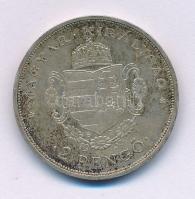 1935. 2P Ag "Rákóczi" T:AU,XF patina Adamo P7.2