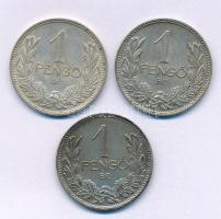 1939 1P Ag (3db) T:XF,VF patina
Adamo P6