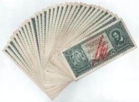 1945. 10.000.000P (30x), mindegyik "Magyar Éremgyűjtők Egyesülete XIX. Vándorgyűlése Sátoraljaújhely 1989. augusztus 4-6." felülbélyegzéssel T:F,VG, közte szép papír Adamo P26