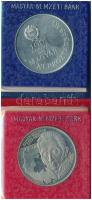 1983. 100Ft Cu-Ni-Zn "Széchenyi István" + 1983. 100Ft Cu-Ni-Zn "Simon Bolivár" mindkettő műbőr tokban, tanúsítvánnyal T:BU Adamo EM73, EM75