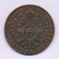 1800B 1kr Cu "I. Ferenc" T:XF, VF peremhiba Huszár 2018, Unger III. 1399.a