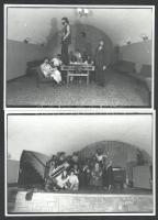 cca 1980 Szentendre, az A. E. Bizottság avantgárd alternatív rockzenekar (Bernáth(y) Sándor, feLugos...