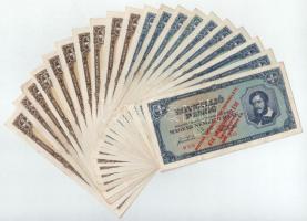 1945. 1.000.000P (10x) + 1946. 1.000.000MP (10x), mindegyik "Magyar Éremgyűjtők Egyesülete XIX. Vándorgyűlése Sátoraljaújhely 1989. augusztus 4-6." felülbélyegzéssel T:F,VG, közte szép papír