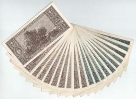 1945. 1.000.000P (10x) + 1946. 1.000.000MP (10x), mindegyik "Magyar Éremgyűjtők Egyesülete XIX....