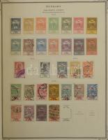 Magyar gyűjtemény a Krajcárosoktól az 1930-as évekig jobbakkal, benne portók, sorok is, előnyomott A...