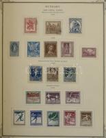 Magyar gyűjtemény a Krajcárosoktól az 1930-as évekig jobbakkal, benne portók, sorok is, előnyomott A...