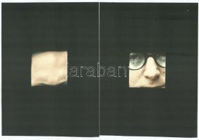 Baranyay András (1938-2016): Major János (1934-2008) grafikus portréi, 4 db, computer print, jelzés nélkül, 27x19,5 cm