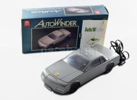AutoWinder autó alakú videokazetta visszatekerő, dobozában.