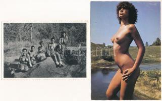 EROTIKA - 10 db MODERN képeslap és fotó / EROTIC - 10 modern postcards and photos