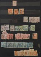 Magyar tétel a Krajcárosoktól, Turulokkal és az 1910-es évek kiadásaival, 10 fekete lapos, A/4-es berakóban