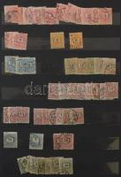 Magyar tétel a Krajcárosoktól, Turulokkal és az 1910-es évek kiadásaival, 10 fekete lapos, A/4-es be...