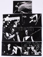 Béres János: A Beatrice együttes koncertjén készült felvételek, 7 db fotó, a hátoldalon pecséttel je...