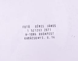 Béres János: A Beatrice együttes koncertjén készült felvételek, 7 db fotó, a hátoldalon pecséttel je...