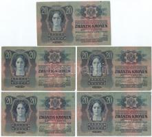 1913. 20K (10x) T:F,VG