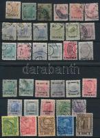 Ausztria Kréta + Levant kis tétel 2 stecklapon, 34 db bélyeg