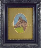 Blondel képkeret, üvegezett, 39x33 cm, befoglaló méret 26x20 cm