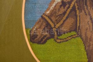 Blondel képkeret, üvegezett, 39x33 cm, befoglaló méret 26x20 cm