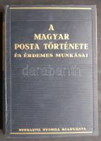 1937 Dr. Hencz Lajos: A Magyar Posta Története és érdemes munkásai a Merkantil-Nyomda kiadásában, kis kötési sérüléssel
