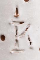 Kovács Éva (1938-): Lány virággal. Jelzett, minimális kopással, m: 25,5 cm