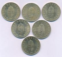 1993. 100Ft Cu-Ni-Zn (2x) + 1994. 100Ft Cu-Ni-Zn (2x) + 1995. 100Ft Cu-Ni-Zn (2x) T:AU,XF patina Adamo F12