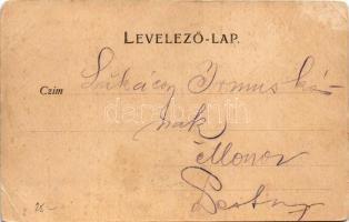 1905 Nagykőrös, látkép, Gál Sándor, Weisz Mihály üzlete. Bazsó Lajos kiadása (EB)