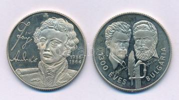 1981. 100Ft "Bulgária 1300 éves" Cu-Ni-Zn + 1990. 100Ft Cu-Ni-Zn "Fáy András" T:...