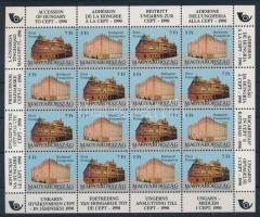 1991 Europa CEPT fogazott kisív (20.000)